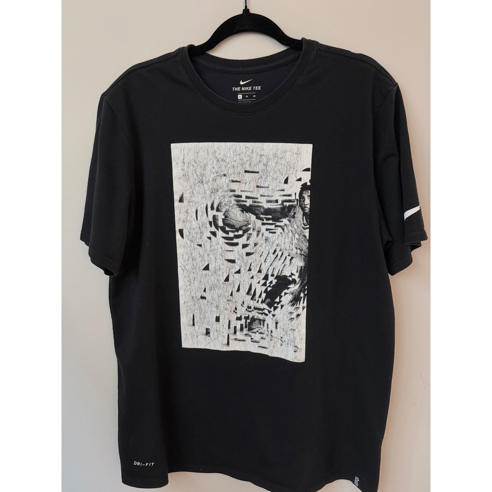 Nike Dri-FIT The Nike Tee Men's Black Graphic T-Shirt Athletic Streetwear